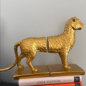 Louis Vuitton Gold Leopard Sculpture